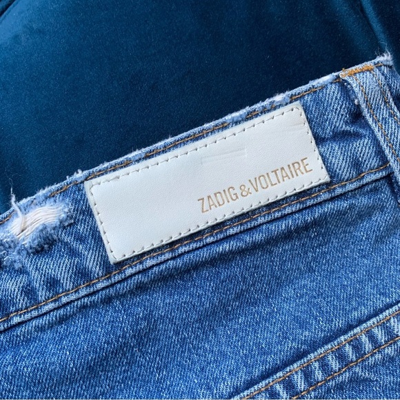 ZADIG & VOLTAIRE DENIM SHORTS - Picture 6 of 15